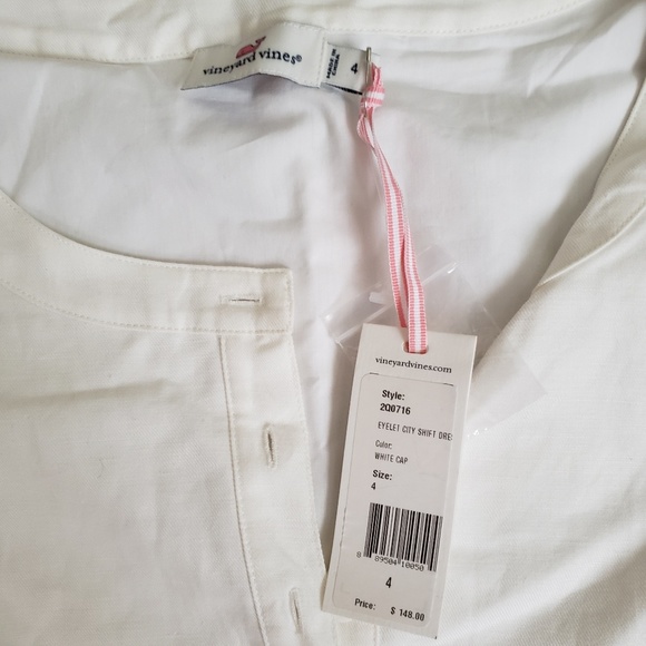 Vineyard vines white eyelet city shift - Picture 2 of 2